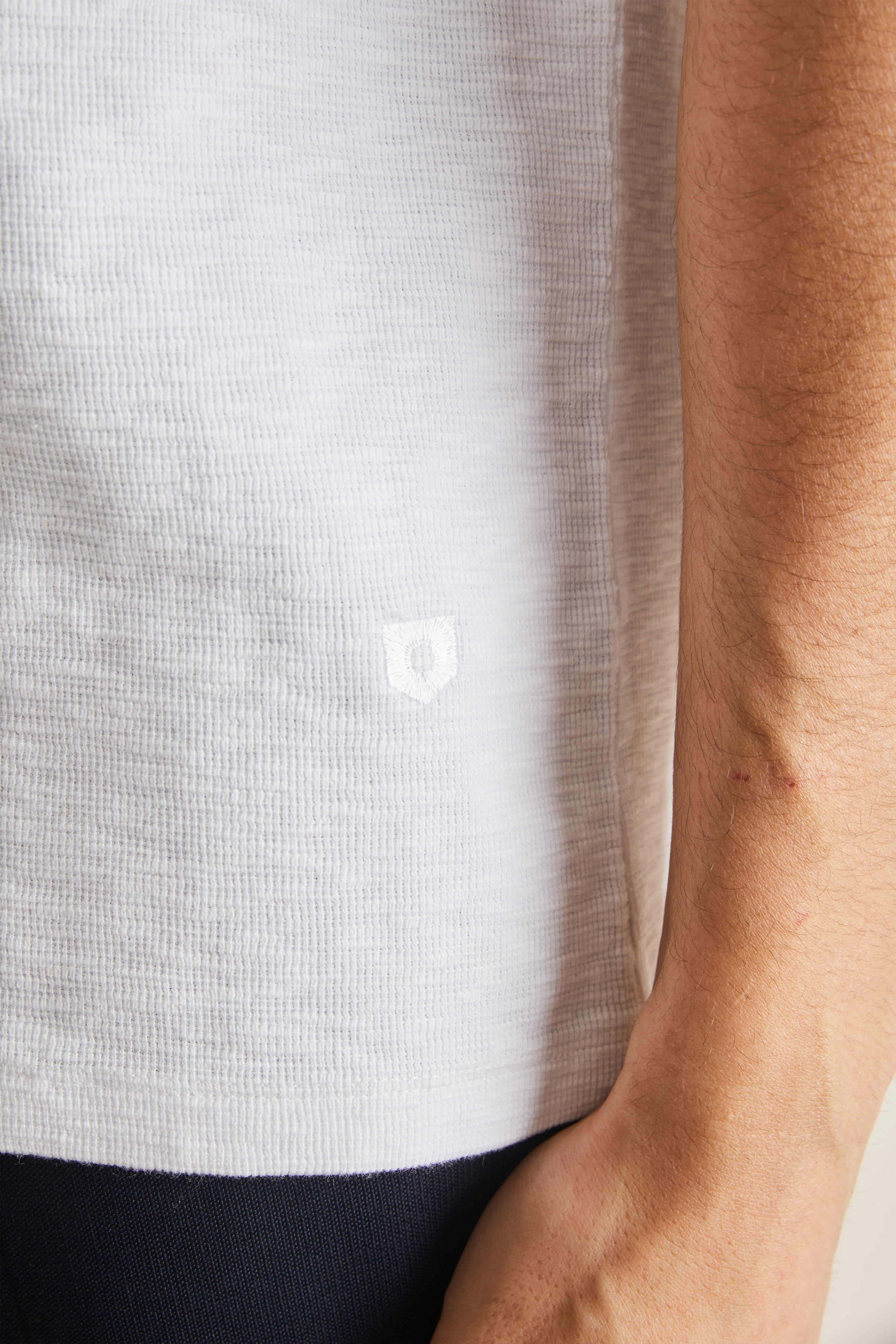 Tee-shirt texturé blanc - Image 8