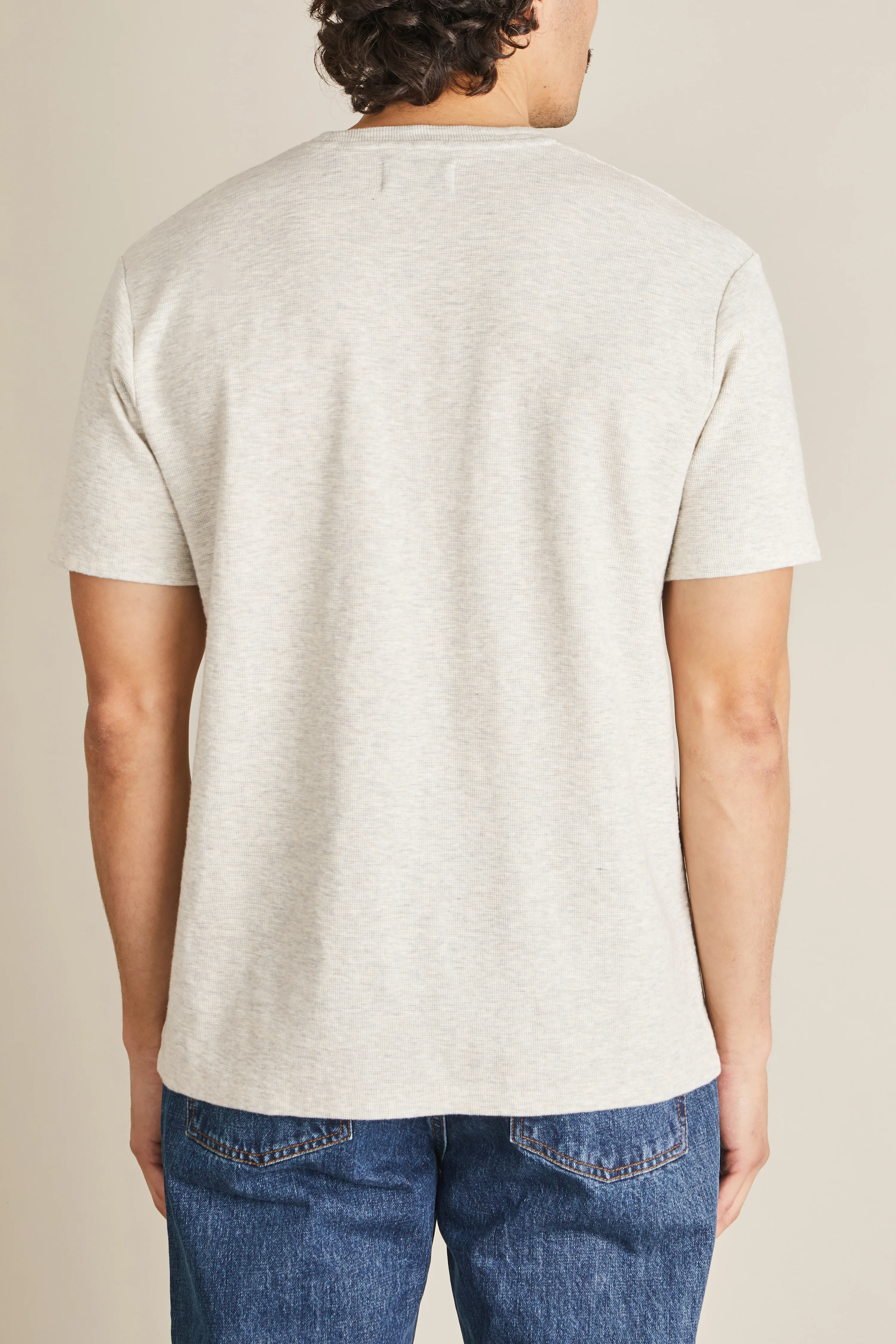 Tee-shirt texturé gris clair - Image 7